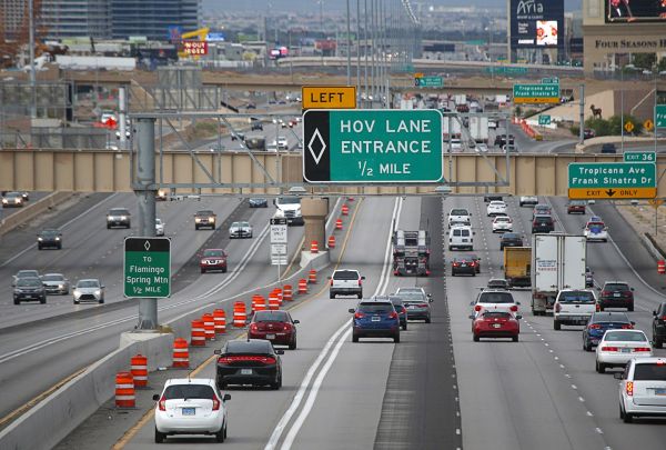 南內華達州 HOV 車道 週二起更新運行時間