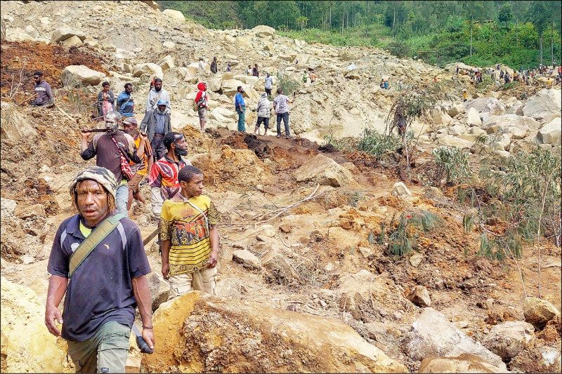 巴布亞紐幾內亞山崩滅村 逾2000人遭活埋