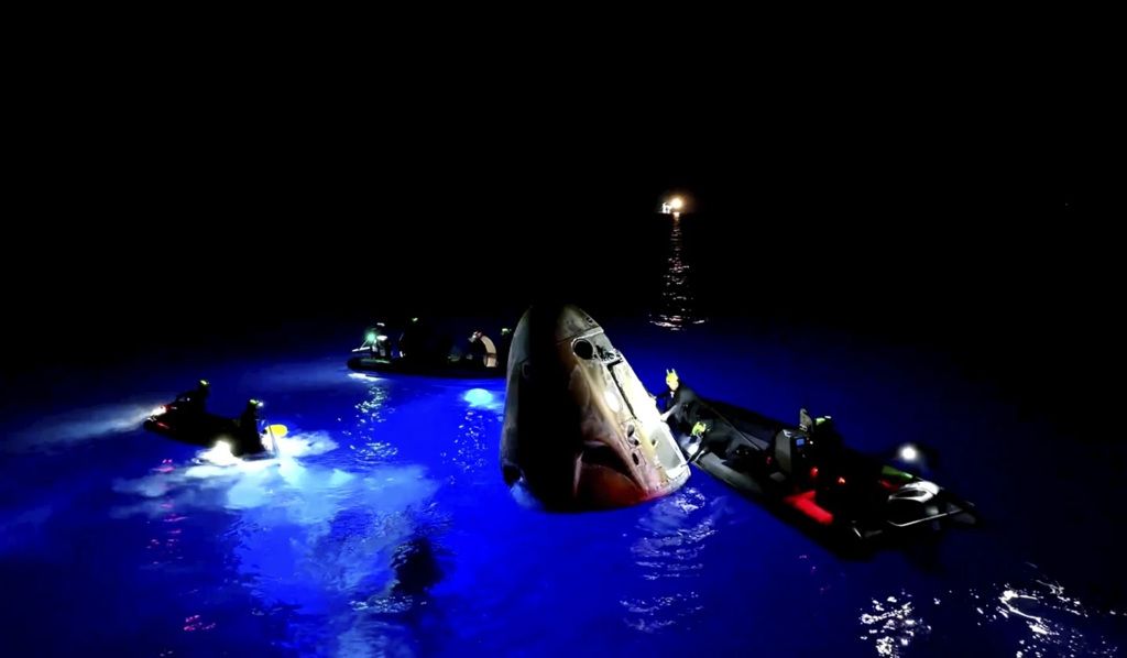 史上首次民間太空漫步任務 SpaceX乘龍號將返地球