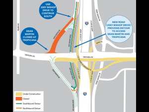 喬伊·畢曉普大道通車 Tropicana Avenue通行有變化