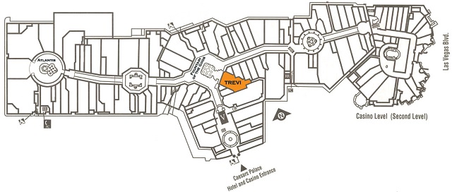 caesars palace forum shops map